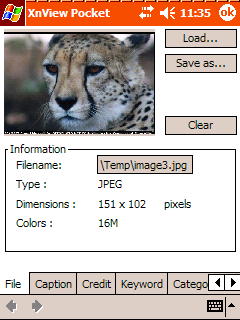 XnView PocketPC Screenshot 3